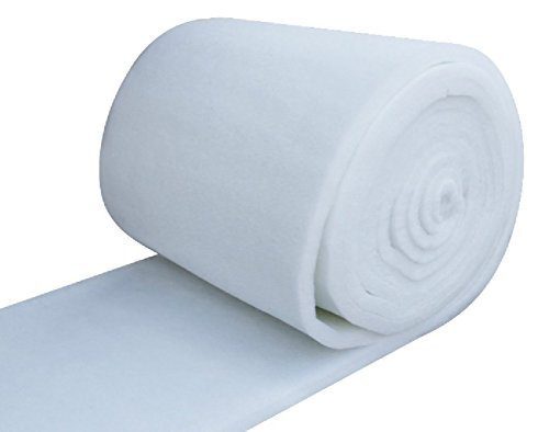 1″ Thickness x 54″ Wide Poly Dacron Batting 22 Yd Roll Long