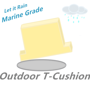 Outdoor Foam for Chair Cushions - Patio Boat Deck Furniture T-Cushion